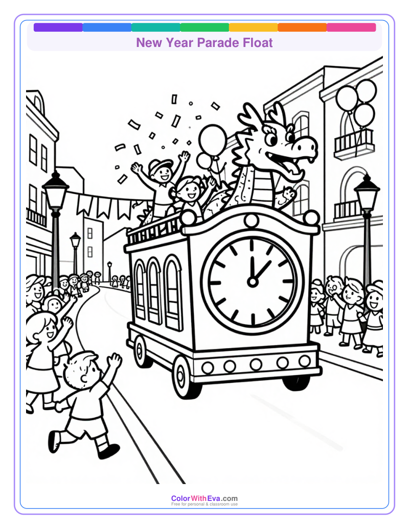 New Year Parade Float preview