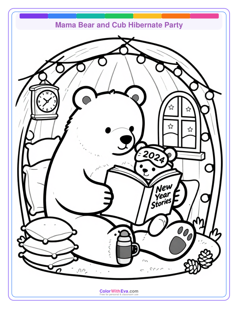 Mama Bear and Cub Hibernate Party thumbnail