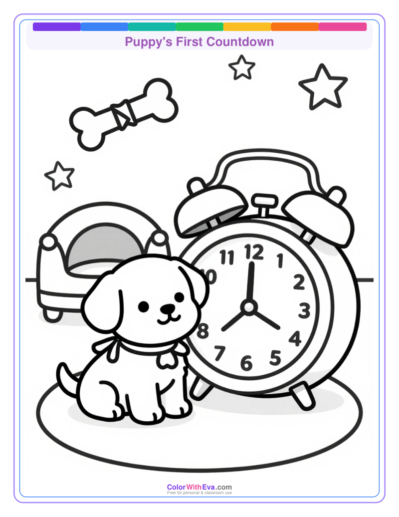 Puppy's First Countdown preview