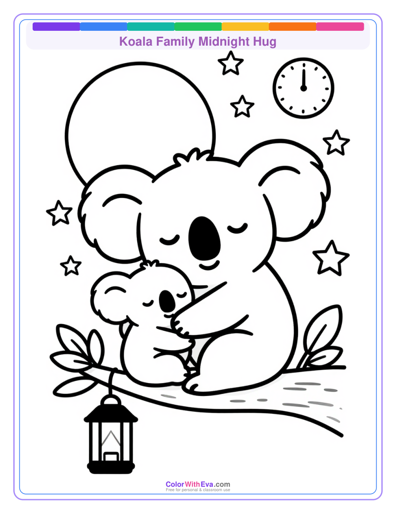 Koala Family Midnight Hug thumbnail