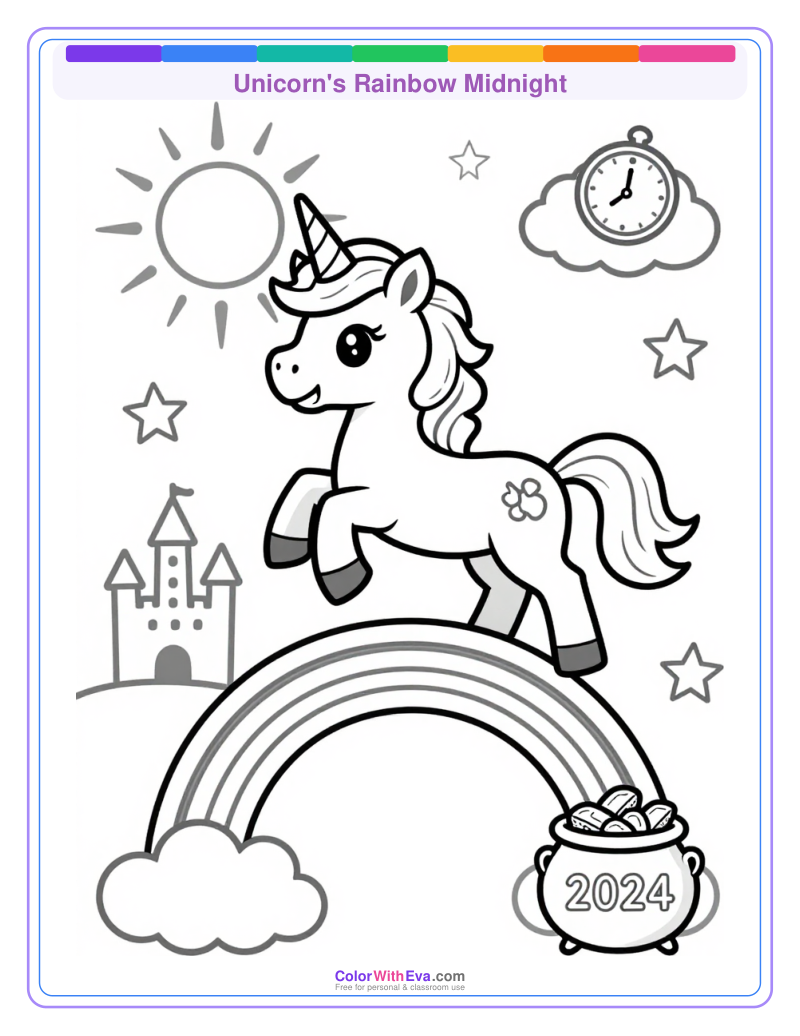 Unicorn's Rainbow Midnight preview