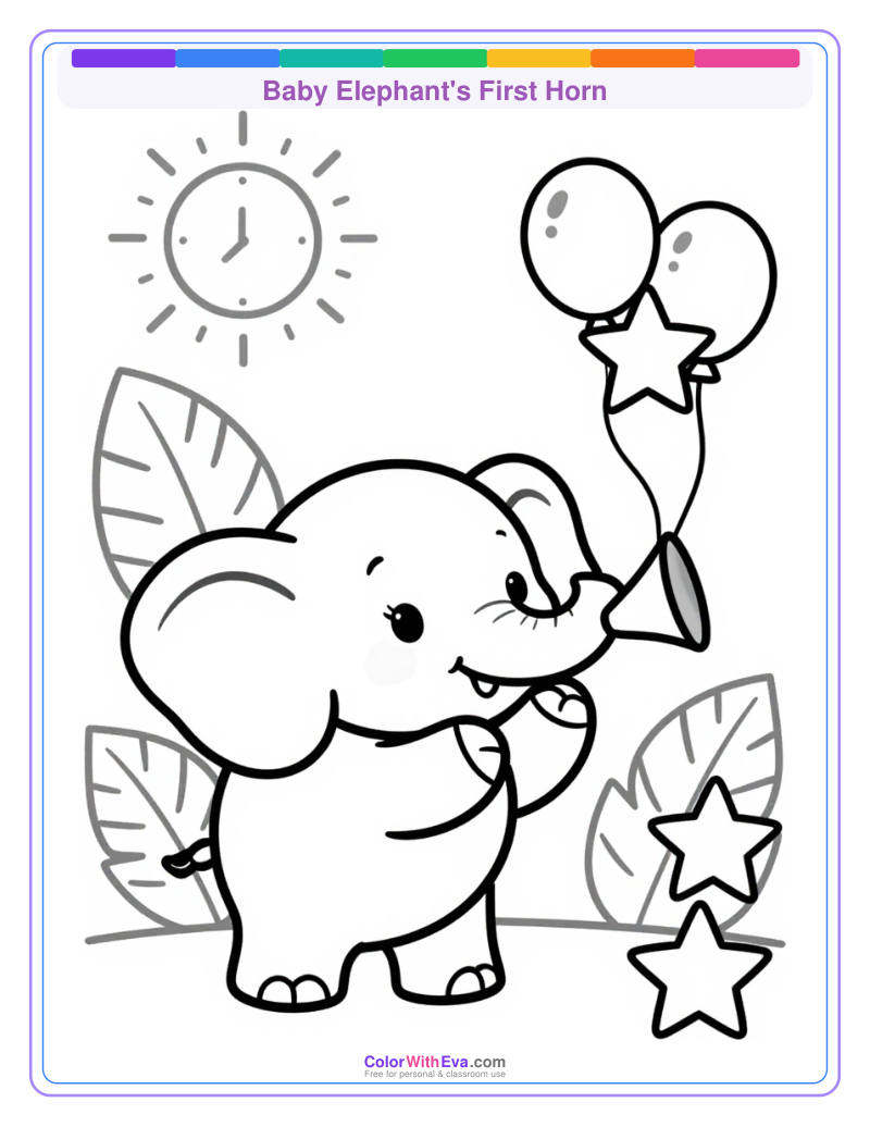 Baby Elephant's First Horn thumbnail