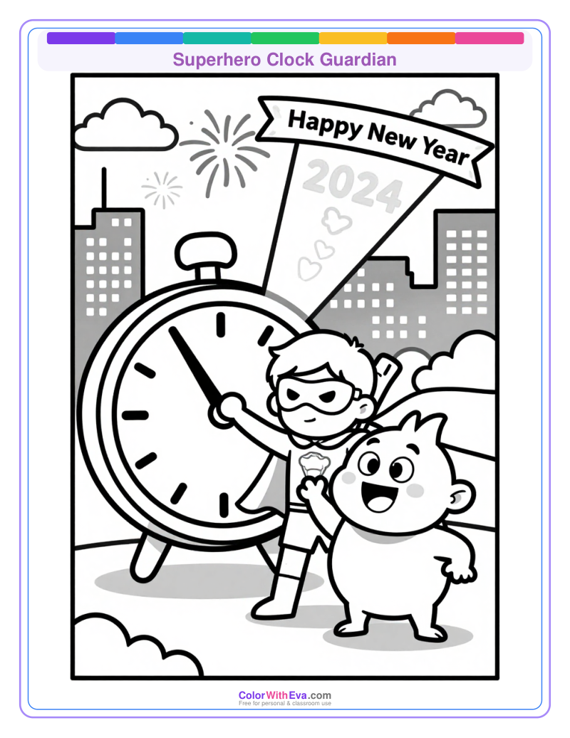 Superhero Clock Guardian thumbnail