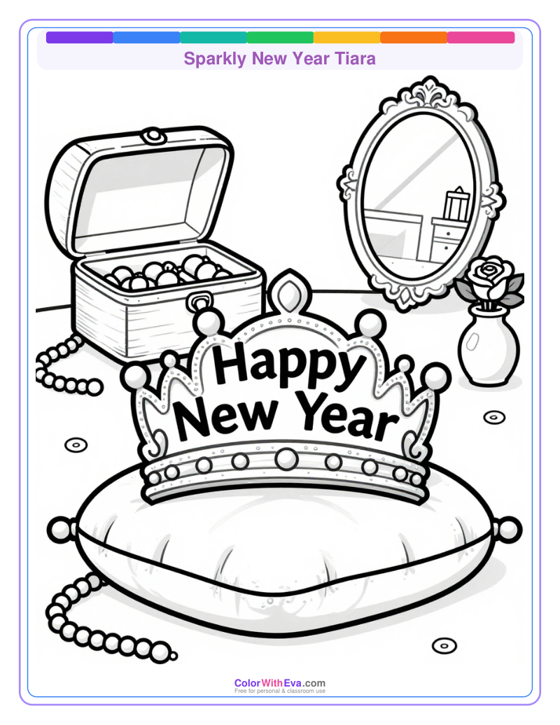 Sparkly New Year Tiara preview