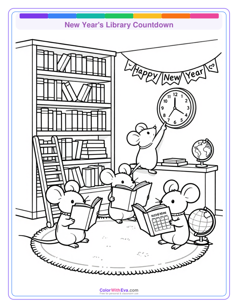 New Year's Library Countdown preview