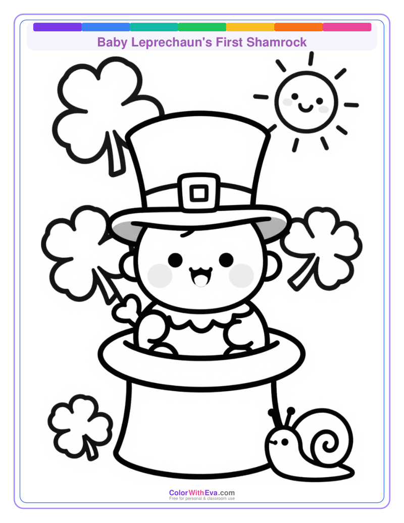 Baby Leprechaun's First Shamrock thumbnail