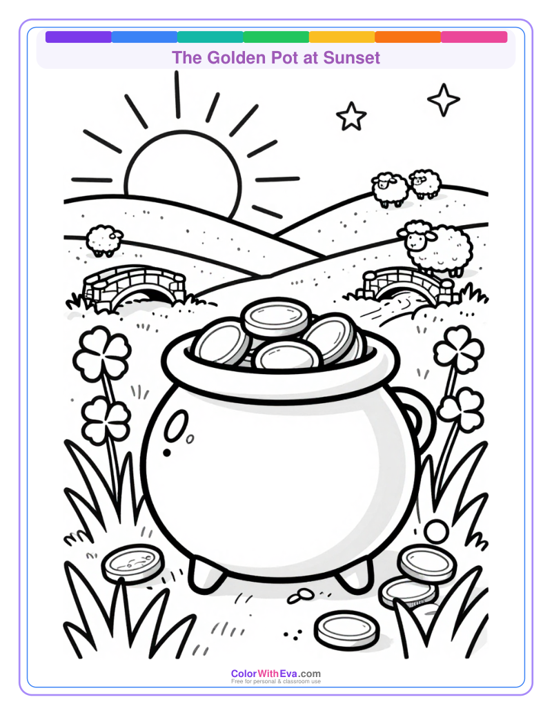 The Golden Pot at Sunset preview