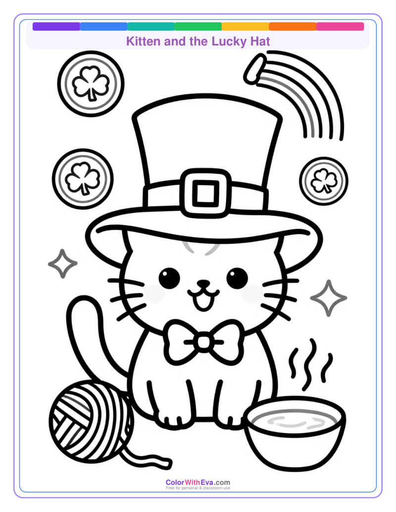Kitten and the Lucky Hat preview