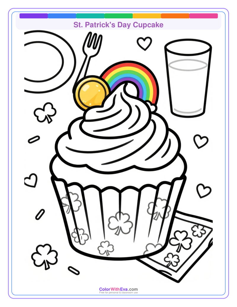 St. Patrick's Day Cupcake preview