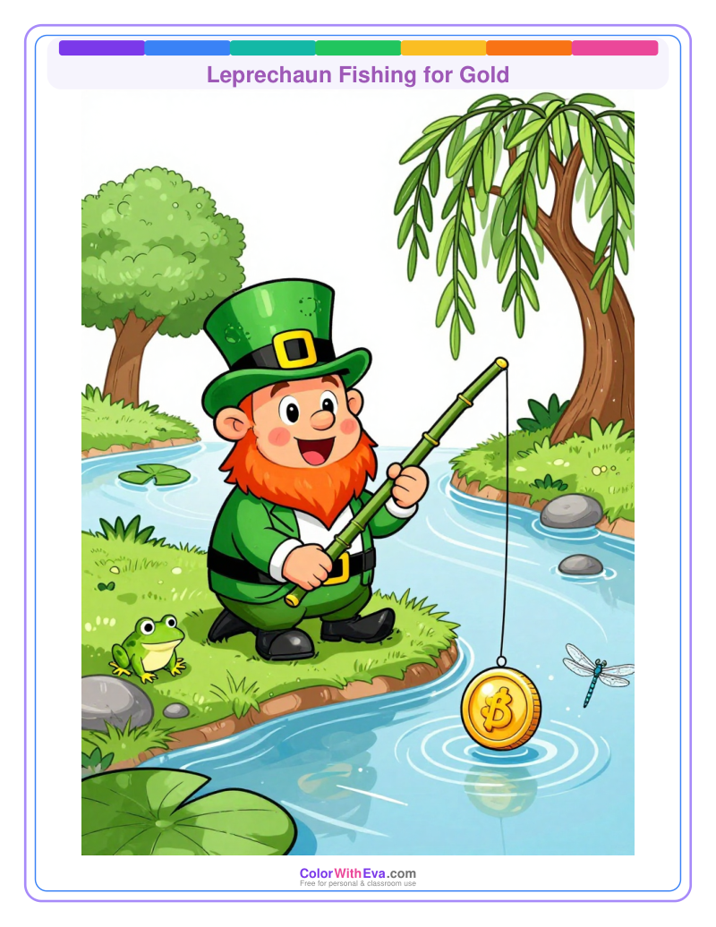 Leprechaun Fishing for Gold preview