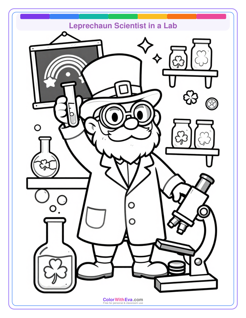 Leprechaun Scientist in a Lab thumbnail