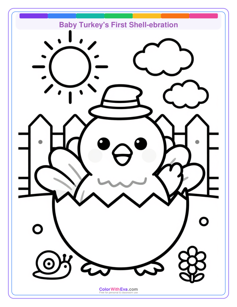 Baby Turkey's First Shell-ebration thumbnail