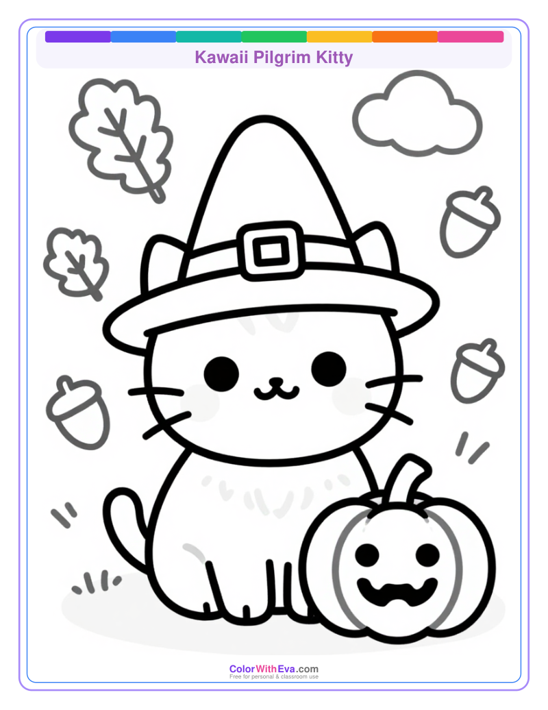 Kawaii Pilgrim Kitty preview