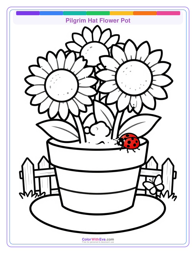Pilgrim Hat Flower Pot preview
