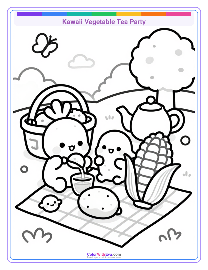 Kawaii Vegetable Tea Party preview