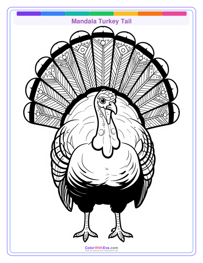 Mandala Turkey Tail preview