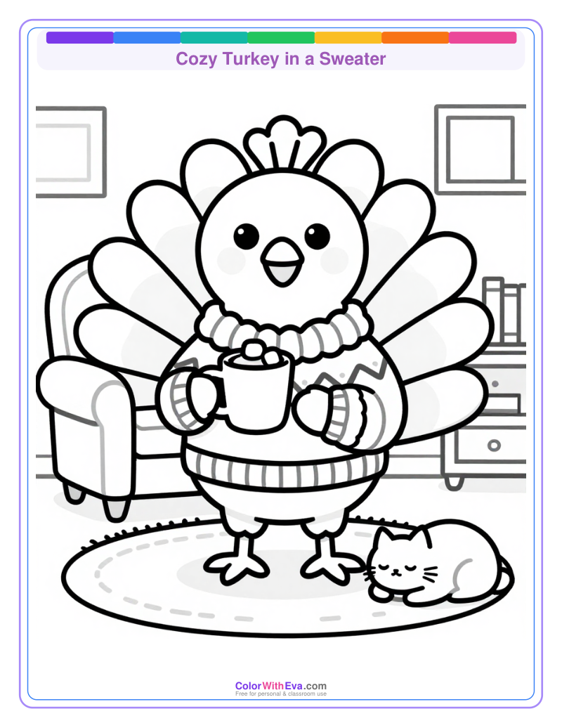 Cozy Turkey in a Sweater preview