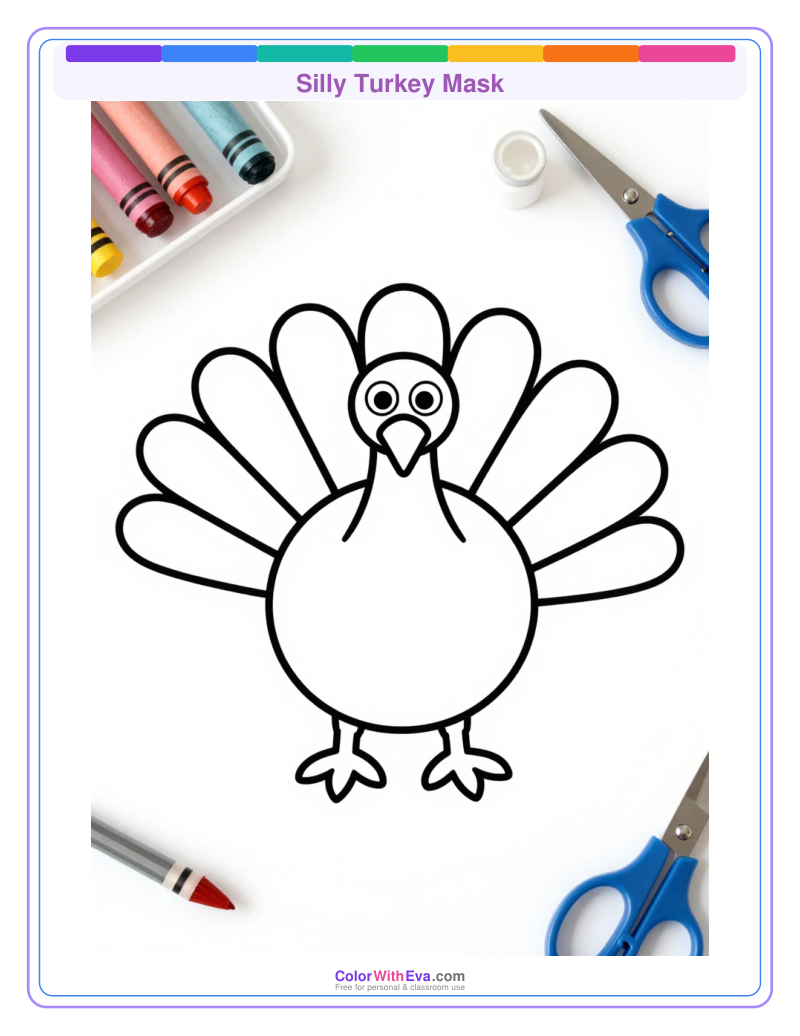 Silly Turkey Mask preview