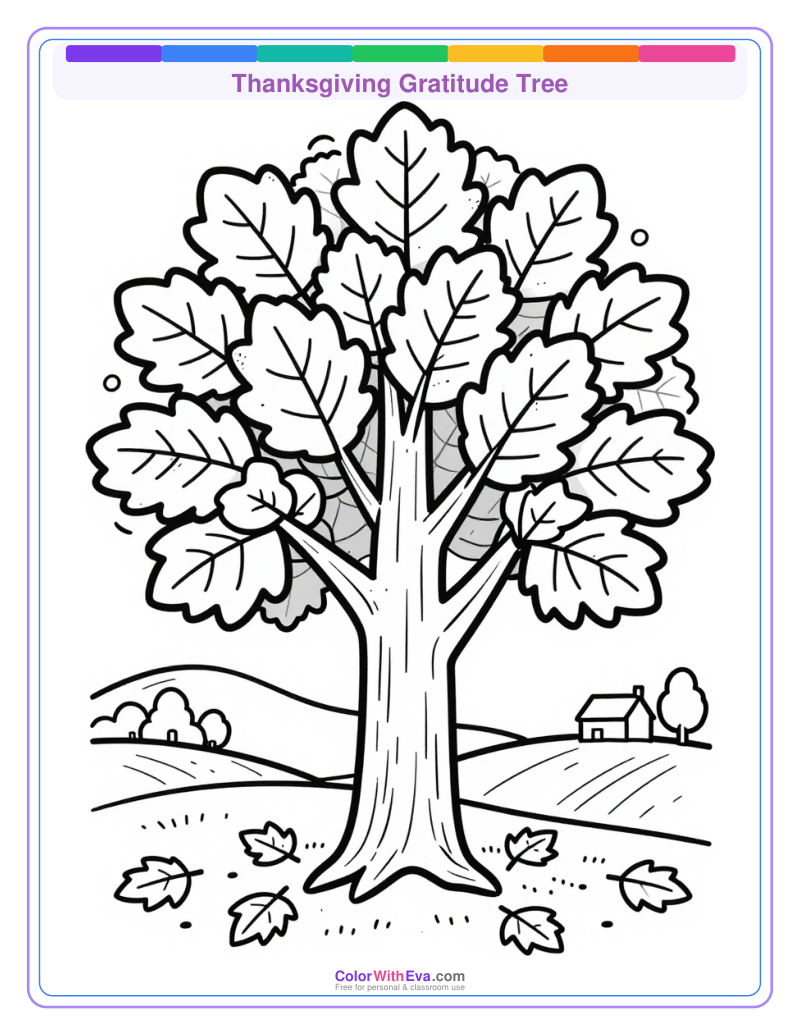 Thanksgiving Gratitude Tree preview