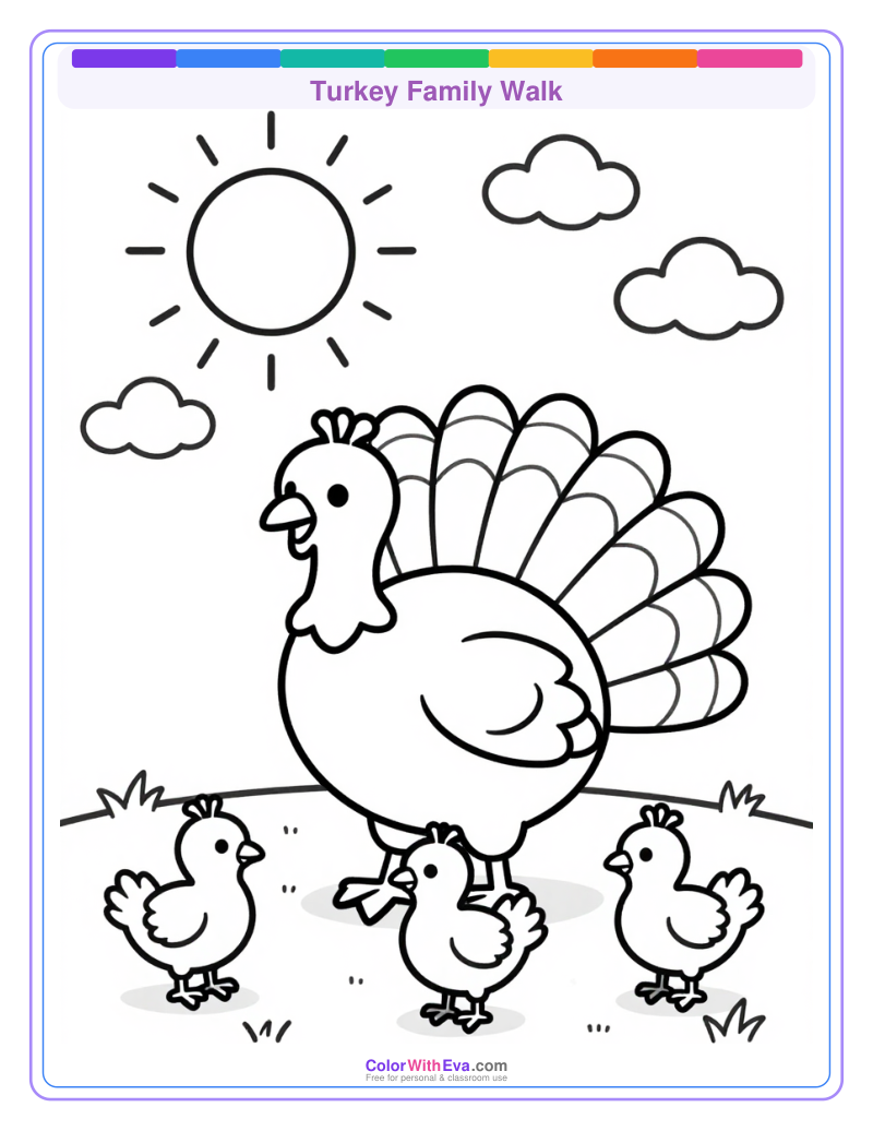 Turkey Family Walk preview