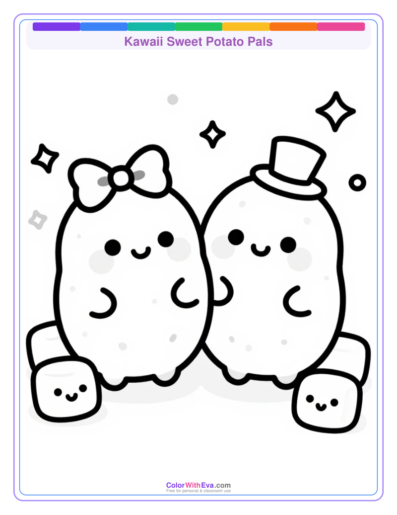 Kawaii Sweet Potato Pals preview