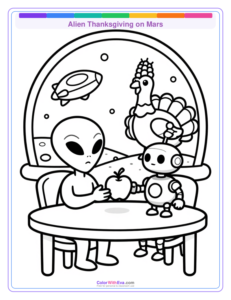 Alien Thanksgiving on Mars thumbnail