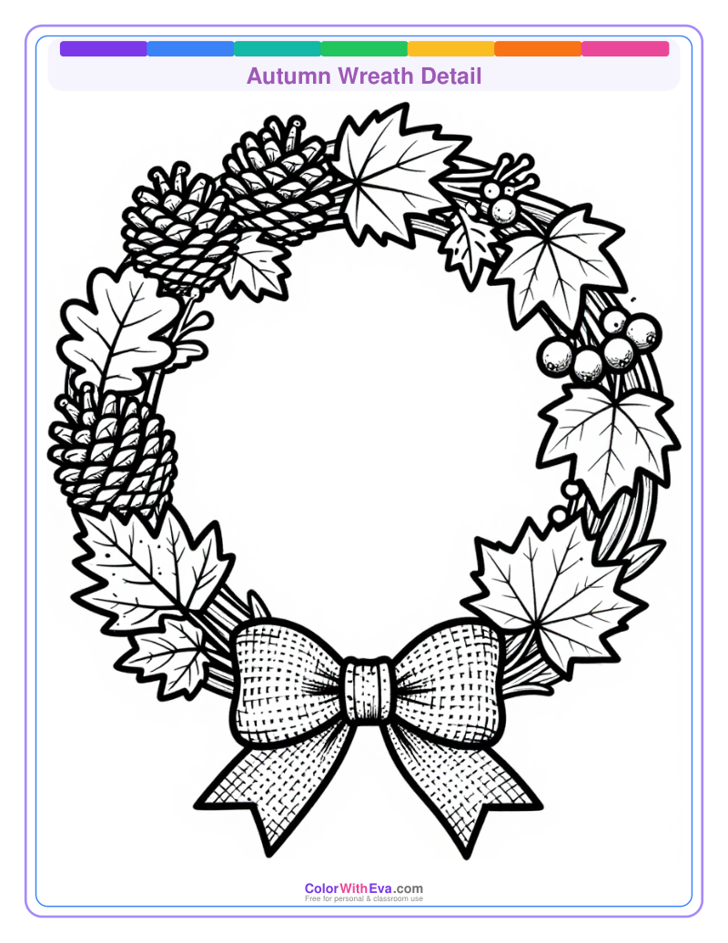 Autumn Wreath Detail preview