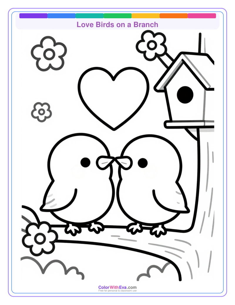 Love Birds on a Branch preview