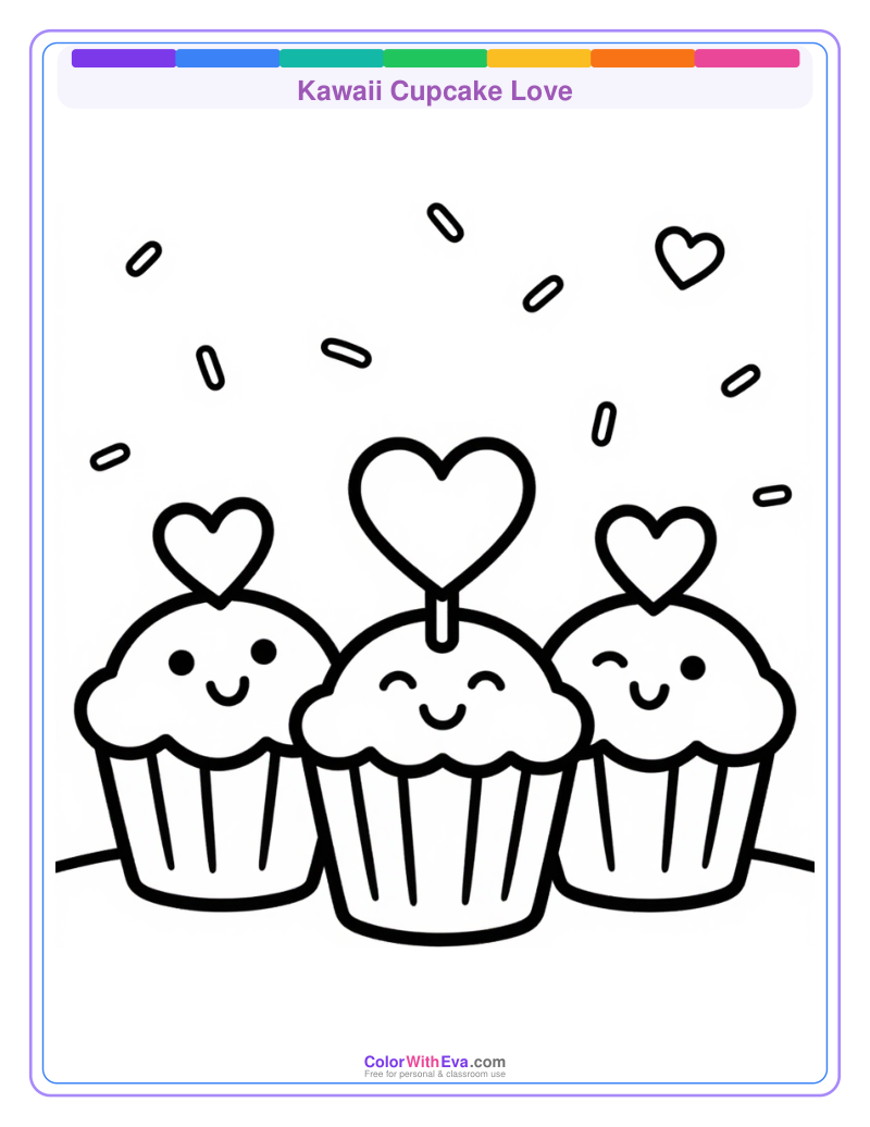 Kawaii Cupcake Love preview