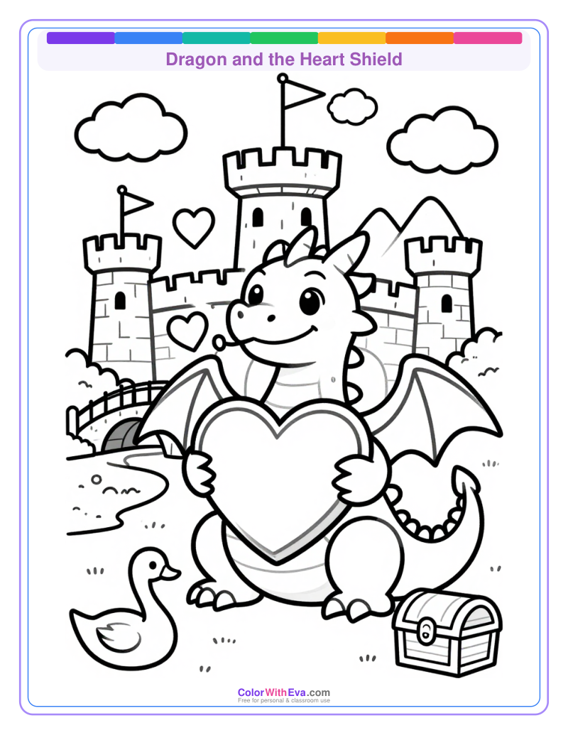 Dragon and the Heart Shield thumbnail