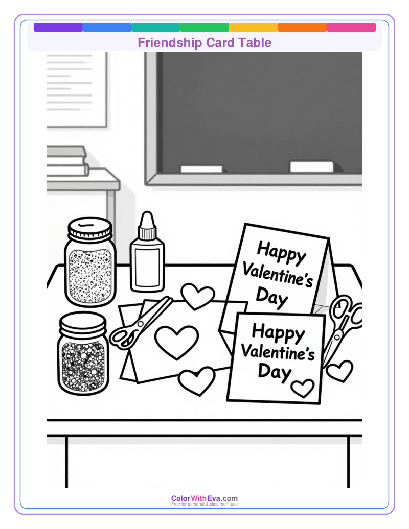 Friendship Card Table preview