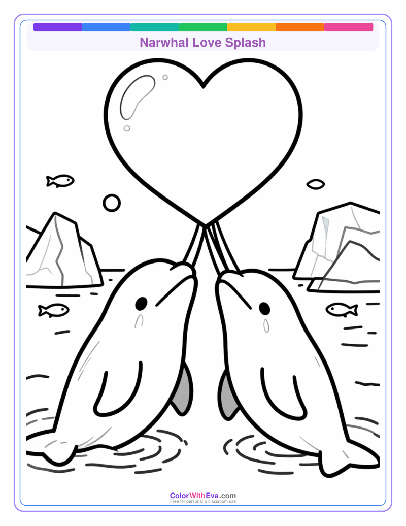 Narwhal Love Splash preview