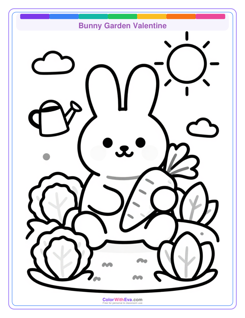 Bunny Garden Valentine preview
