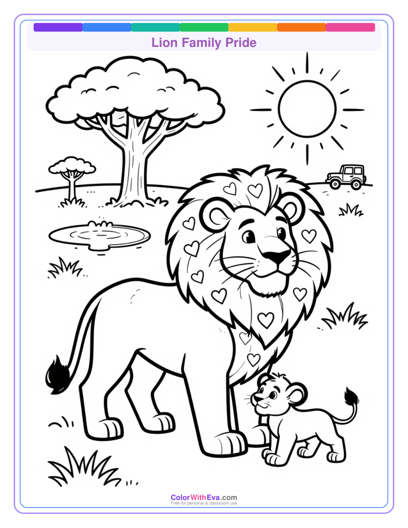 Lion Family Pride thumbnail