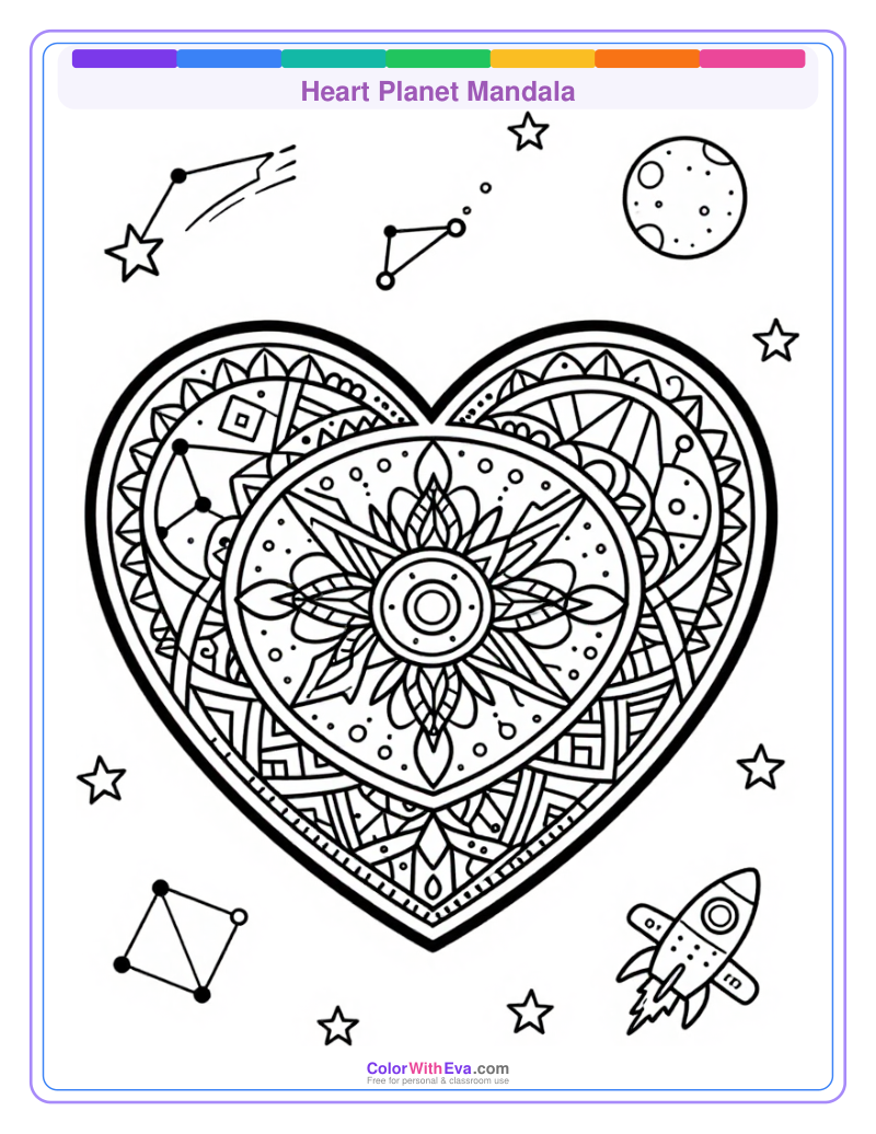 Heart Planet Mandala thumbnail