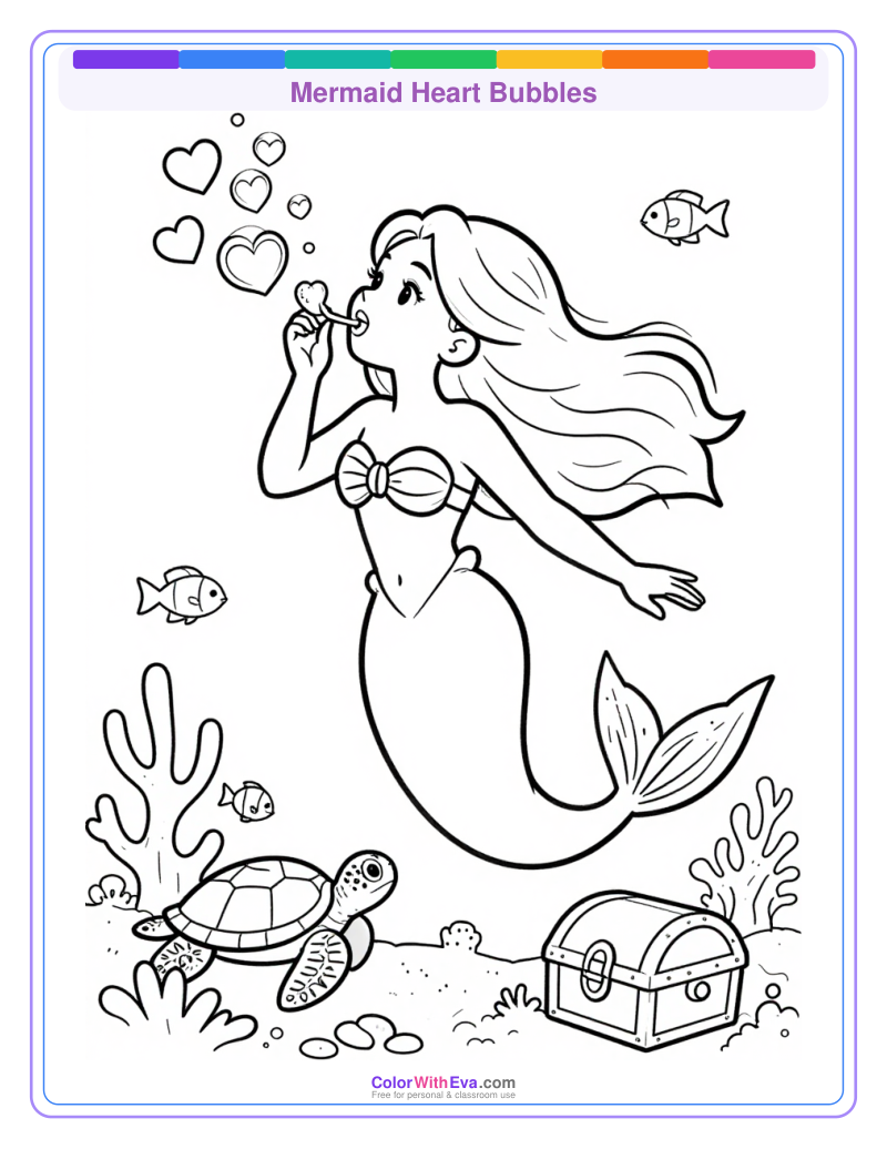 Mermaid Heart Bubbles preview
