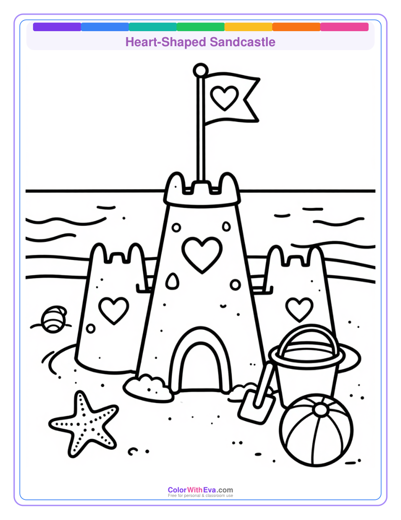 Heart-Shaped Sandcastle preview