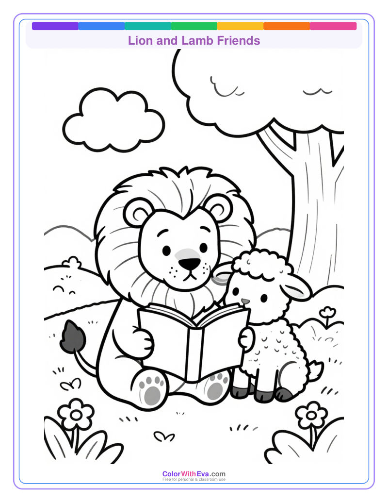 Lion and Lamb Friends preview