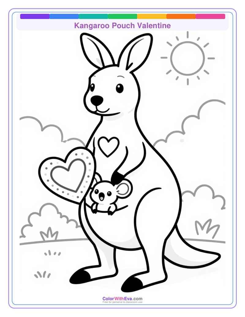 Kangaroo Pouch Valentine preview