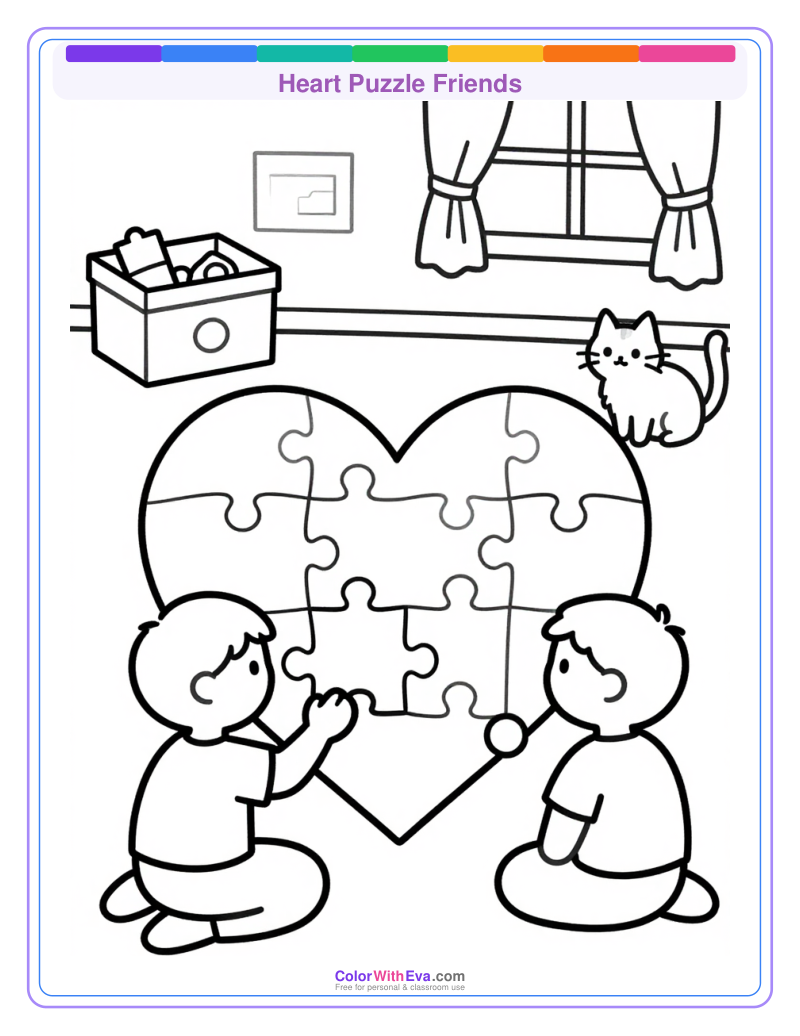 Heart Puzzle Friends preview