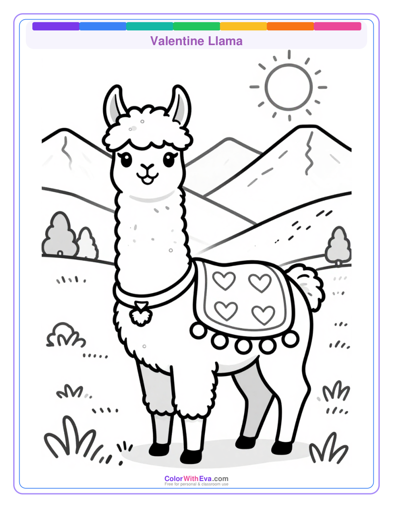 Valentine Llama preview