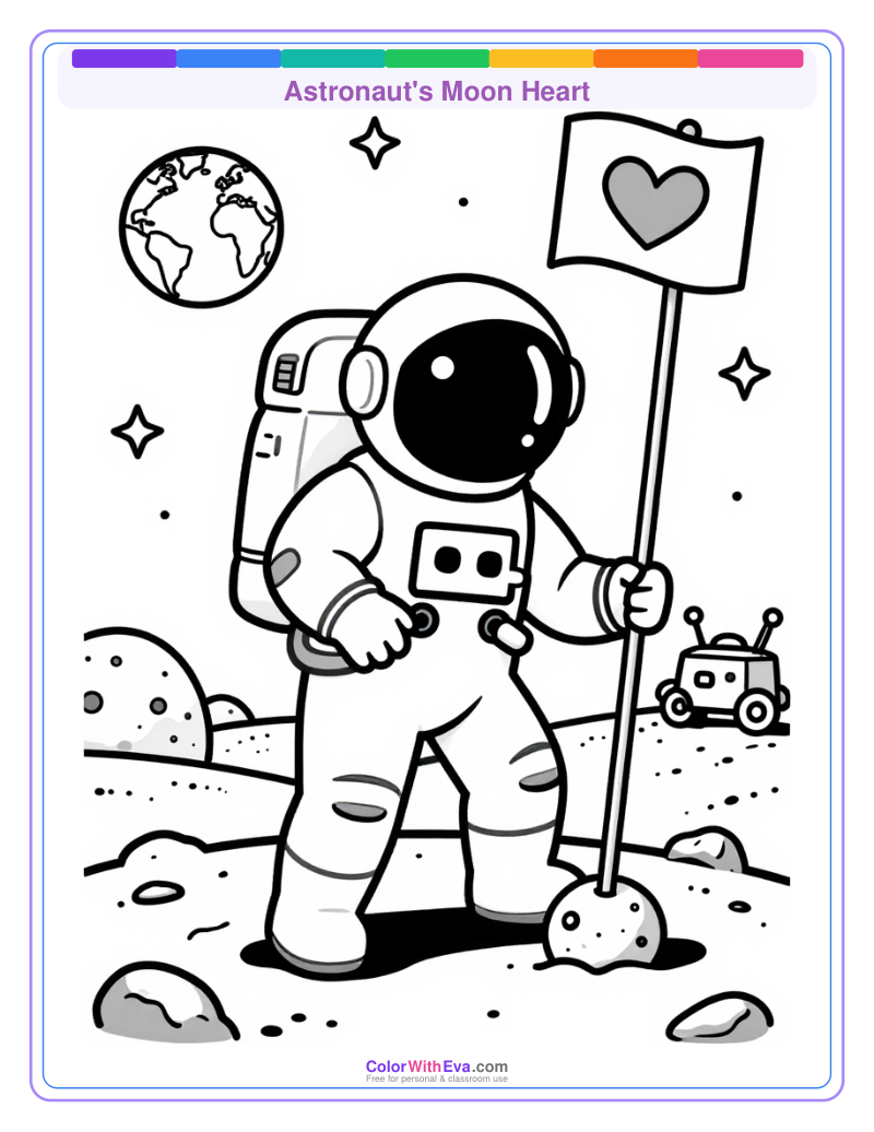 Astronaut's Moon Heart preview