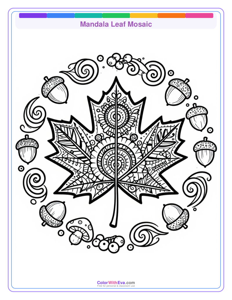 Mandala Leaf Mosaic thumbnail