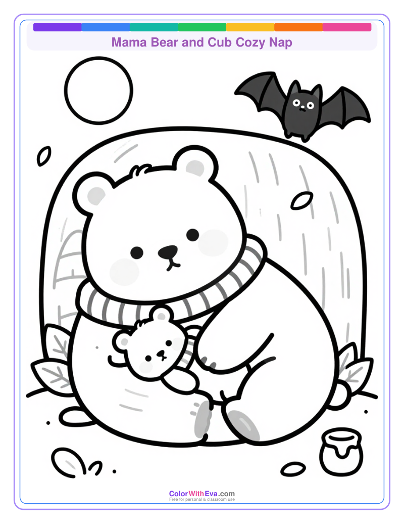 Mama Bear and Cub Cozy Nap thumbnail