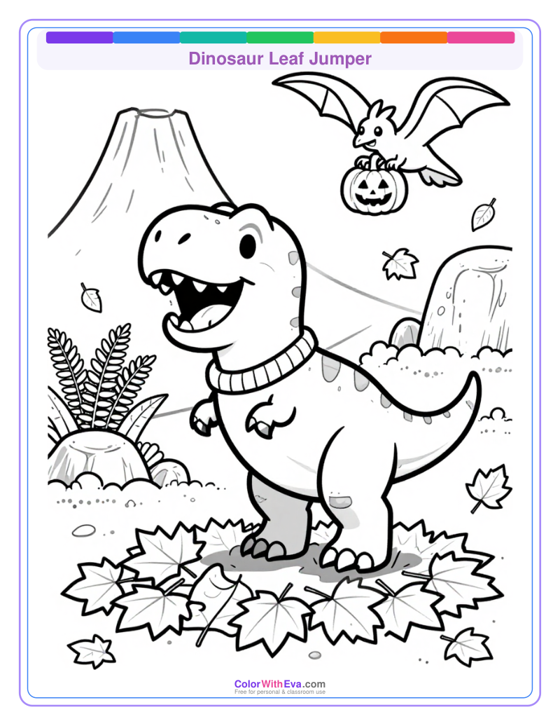 Dinosaur Leaf Jumper thumbnail