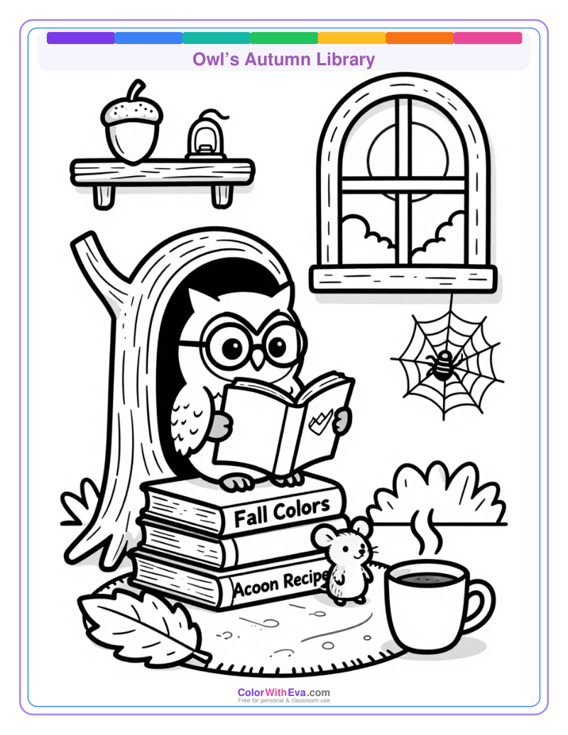 Owl’s Autumn Library thumbnail