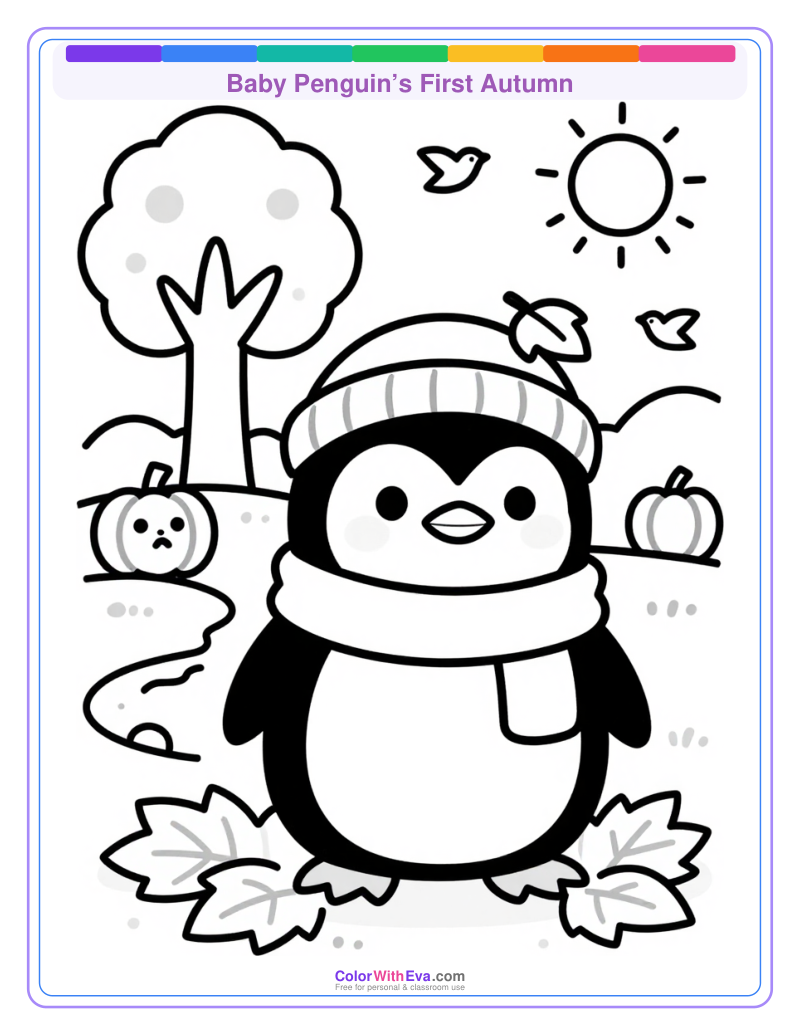 Baby Penguin’s First Autumn thumbnail