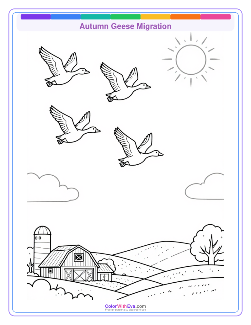 Autumn Geese Migration preview