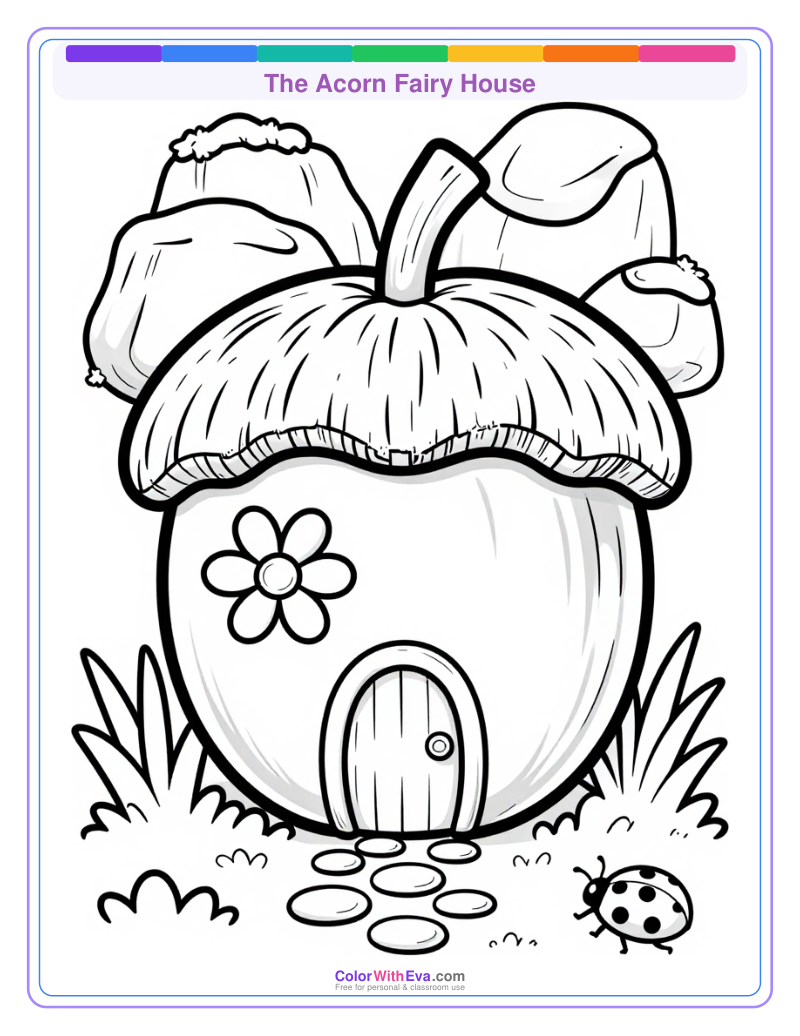 The Acorn Fairy House preview