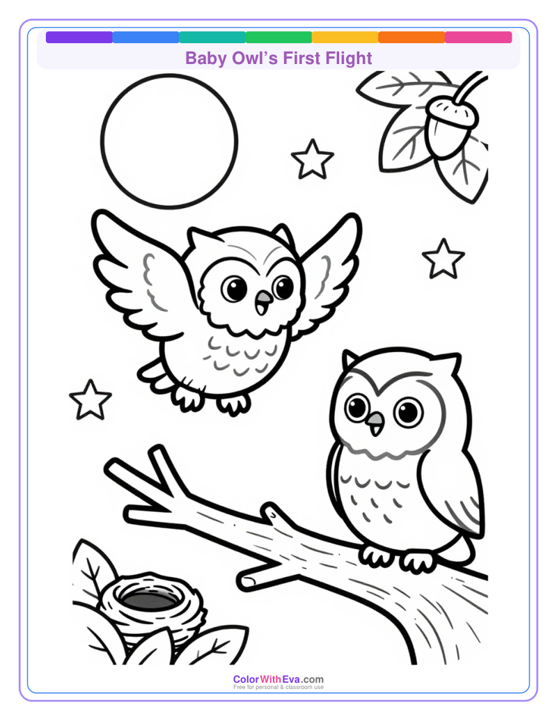 Baby Owl’s First Flight thumbnail